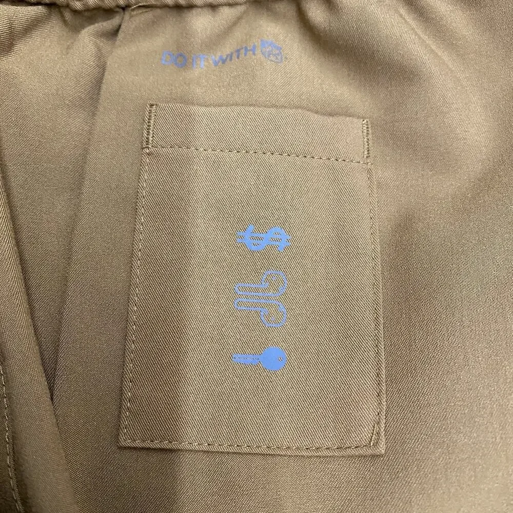 FIGS Tansen Jogger Scrub Pants Men M Short Clay Brown Drawstring Pockets Limited